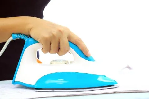 Clothes ironing Stock Photos
