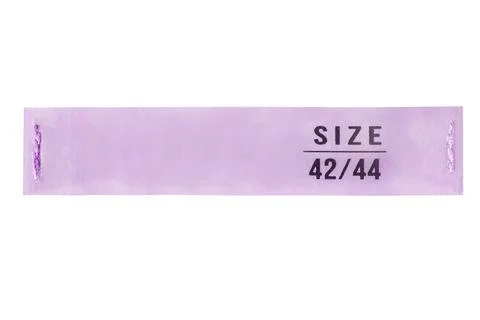 Clothes label isolated Foto stock