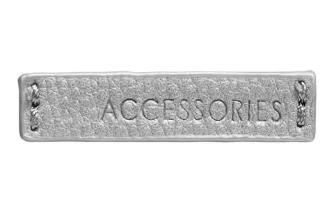 Clothes label isolated Foto stock