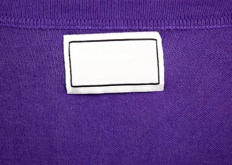 Clothes with label tag Stock-Fotos