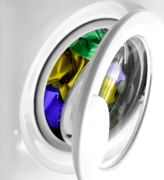 Clothes in laundry Stock Photos