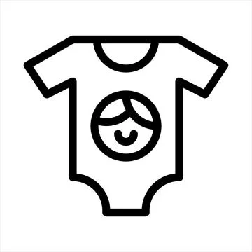 Clothes line icon vector illustration isolated on white background Stock Illustration