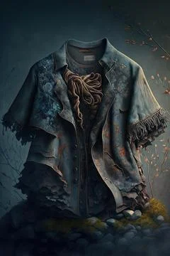 Clothes of mending Stock Illustration