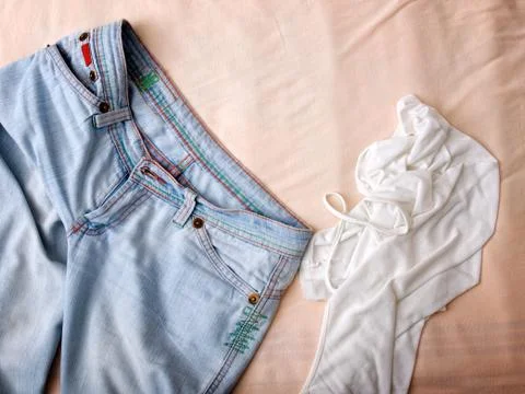 Clothes mess Foto stock