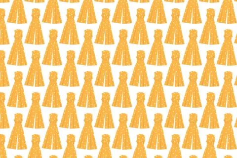 Clothes pattern. Overalls on a white background Stock Illustration
