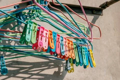 Clothes peg Stock Photos