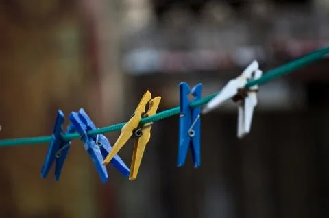 Clothes peg / pin 스톡 사진