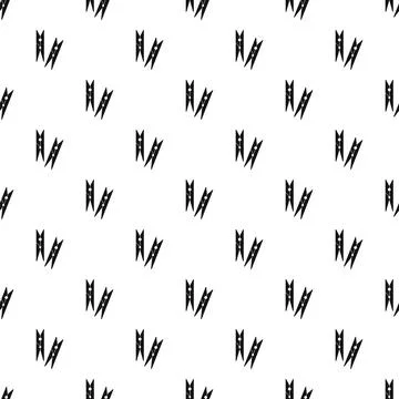 Clothes pegs pattern seamless Illustrazione stock