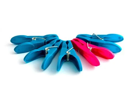 Clothes pegs 写真素材