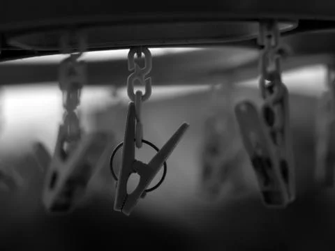 CLOTHES PEGS Stock Photos