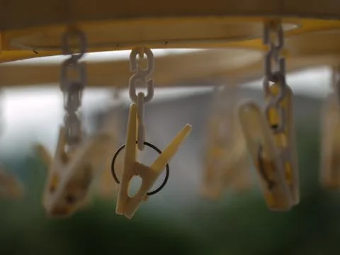 CLOTHES PEGS Stock Photos