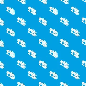 Clothes pin pattern seamless blue Stock Illustration
