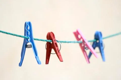 Clothes pin Stock Photos