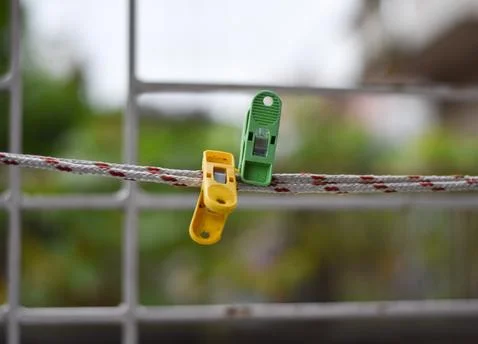 Clothes-Pin Foto stock