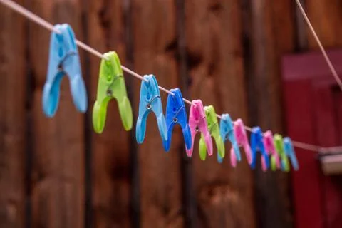 Clothes Pins Stock Photos