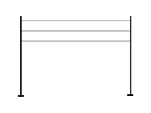 Clothes racks and stands. Vector clothes racks Stock Illustration