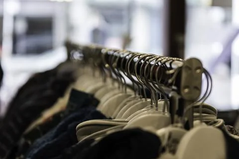 Clothes Rail Stock Photos