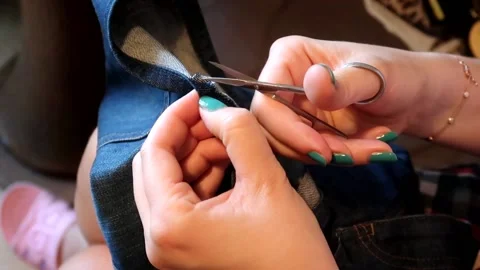 Clothes repair Stock Footage 201770228