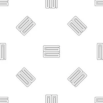 Clothes stack icon, outline style Stockillustratie