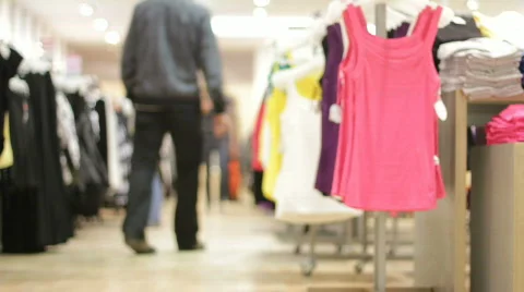 Clothes in the store 1 Stock Footage 743663