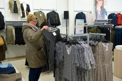 Clothes store C&amp;A Stock Photos