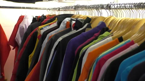 At the clothes store Stock-Footage 59238207
