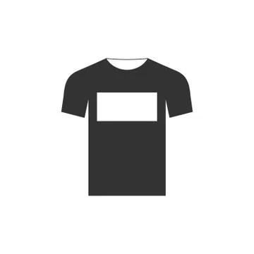 Clothes, t shirt icon. Vector illustration, flat design. Illustrazione stock