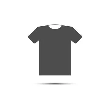 Clothes, t shirt icon. Vector illustration, flat design. Stock Illustration