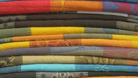 Clothes Textures -  4K Vídeo Stock 74484756