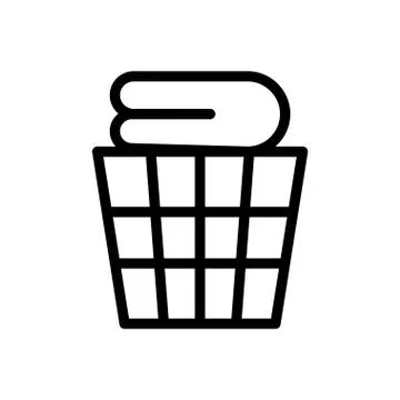 Clothes thin line icon Stock Illustration