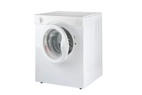 Clothes tumble drier isolated on white background Stock Photos