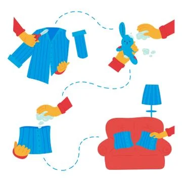 Clothes upcycle concept.Vector illustration Stock Illustration