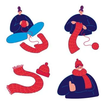 Clothes upcycle concept.Vector illustration Stock Illustration
