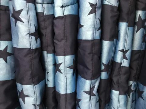 Clothes in the wardrobe Stock Photos