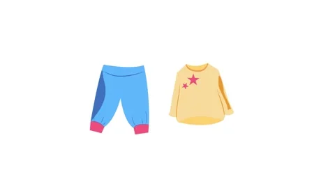 A clothesline displaying an array of freshly washed clothes fluttering in t.. Video stock 332335784