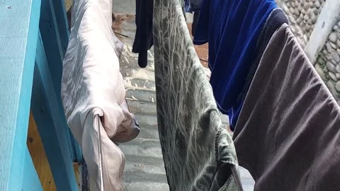 Clothesline Stock Footage 260409145