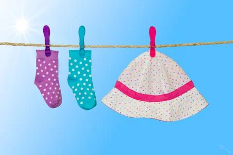 Clothesline Stock Photos