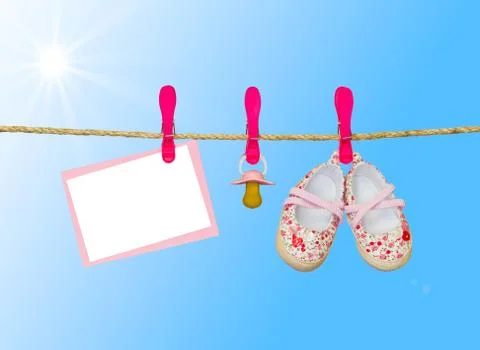 Clothesline Stock-Fotos