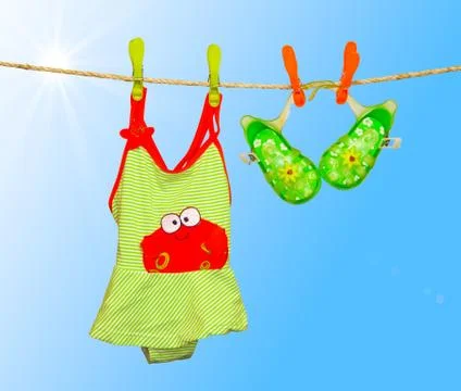 Clothesline Stock Photos