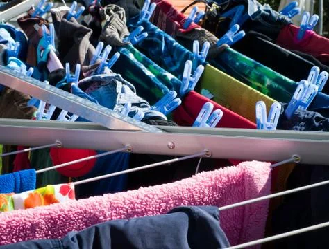 Clothesline Stock Photos