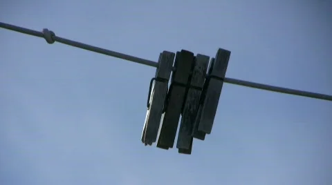 Clothespin Video stock 373948