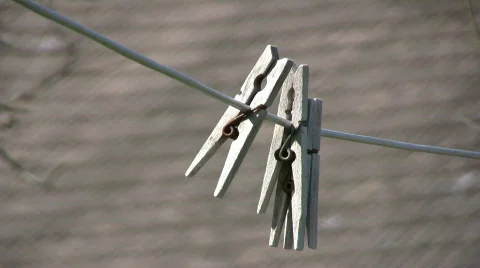 Clothespin Video stock 373975