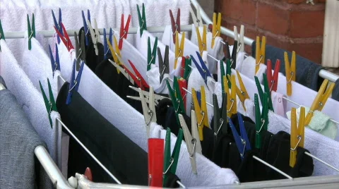 Clothespin Stock Footage 574721