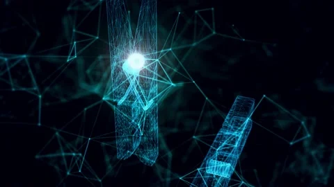 Clothespin hologram Close up Stock Footage 154839083