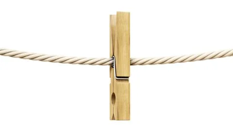 Clothespin Illustrazione stock
