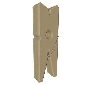 Clothespin Stock Illustration