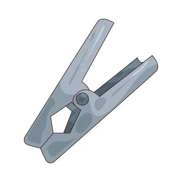 Clothespin illustration Stock Illustration