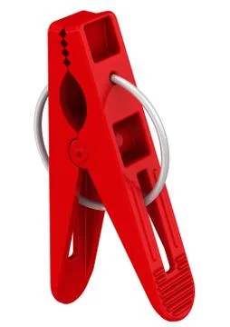 Clothespin made from plastic Stock Illustration