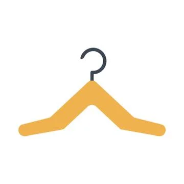 Clothespin wire flat style icon Stock Illustration