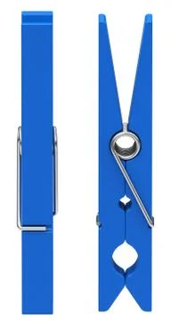 The clothespins Stock Illustration